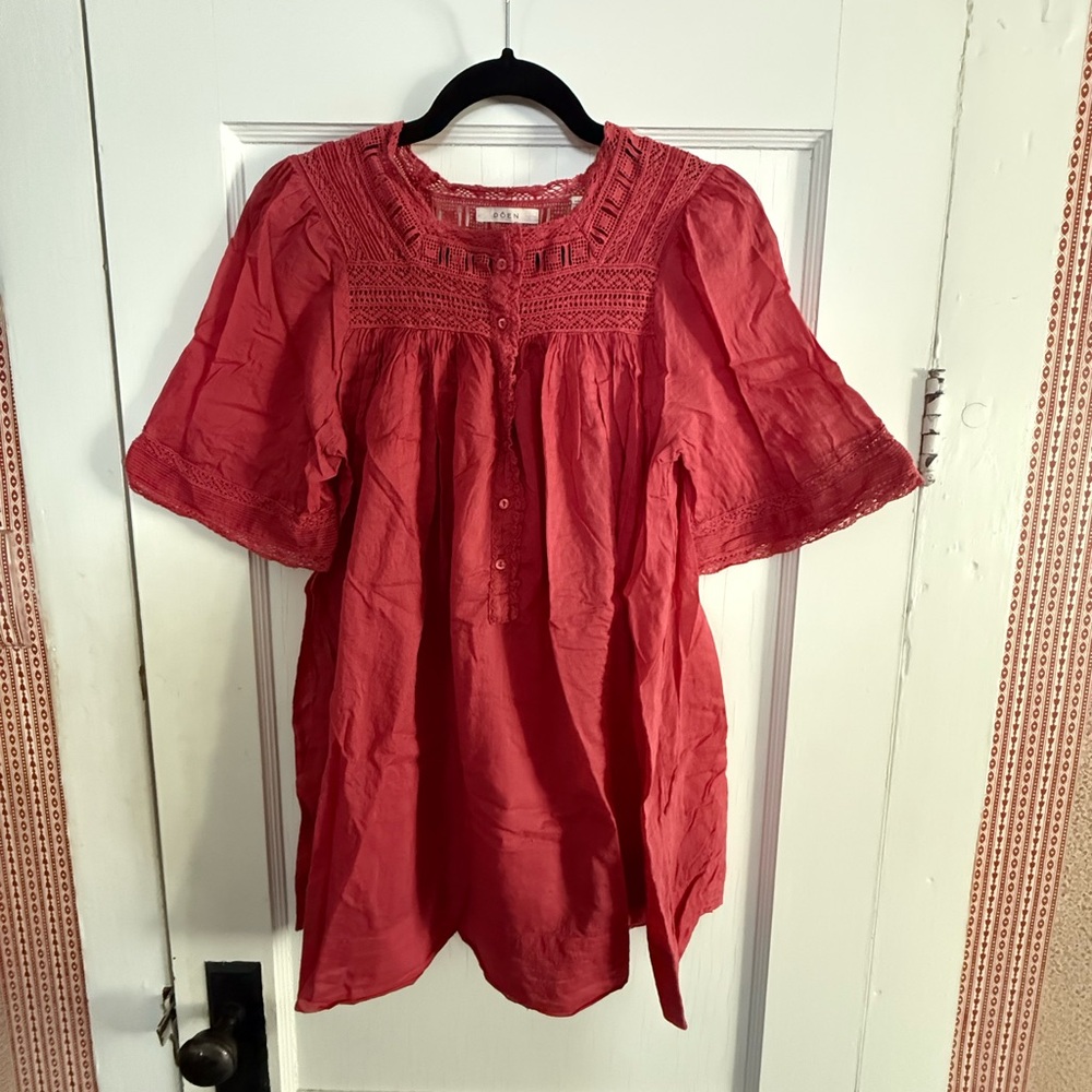 DÔEN Cadenza Nightgown in Stargazer Liliy - Picture 3 of 6